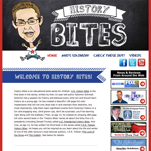 History Bites Website by Buffalo Creative Group