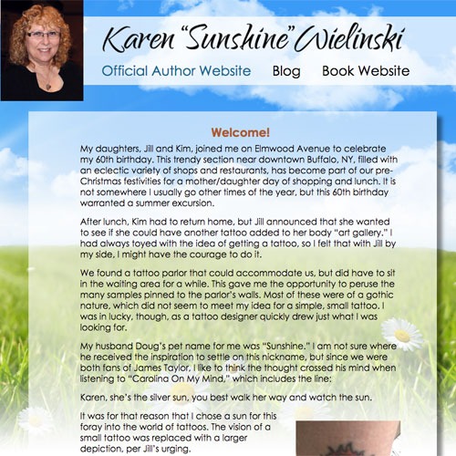 Author Karen Wielinski Website by Buffalo Creative Group