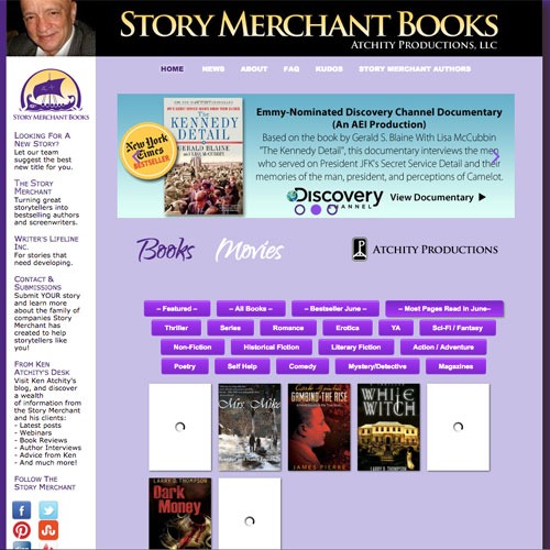 Story Merchant Books Website by Buffalo Creative Group
